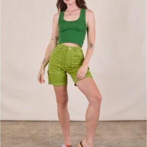 Big Bud Press Carpenter Shorts in Gross Green